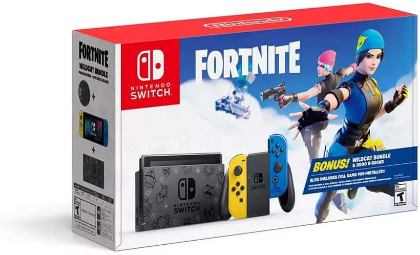 باندل نینتندو سوییچ Fortnite Wildcat از Lunriwis