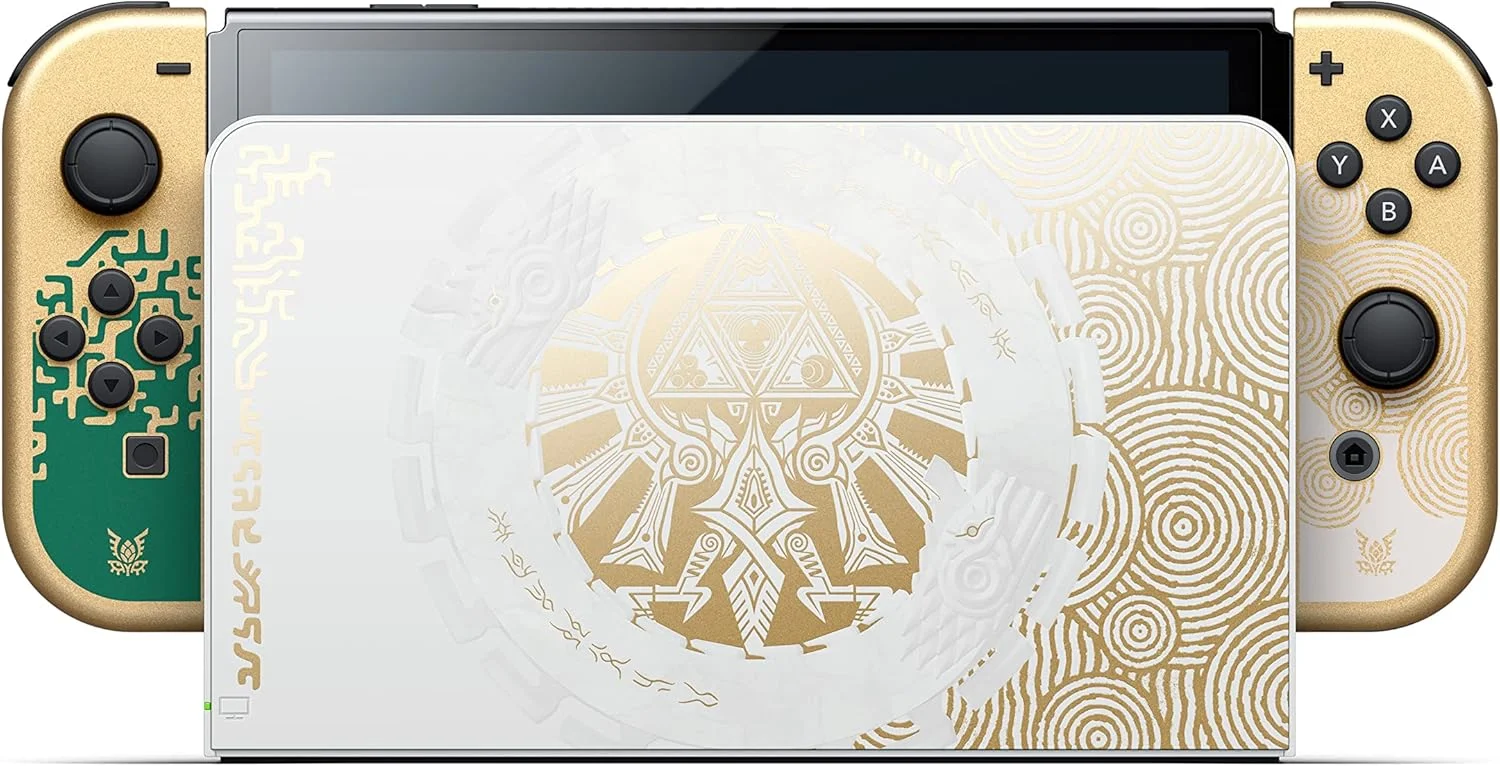 کنسول نینتندو سوییچ مدل OLED - نسخه Legend of Zelda: Tears of the Kingdom (بازسازی شده) کنسول نینتندو سوییچ مدل OLED - نسخه Legend of Zelda: Tears of the Kingdom (بازسازی شده)