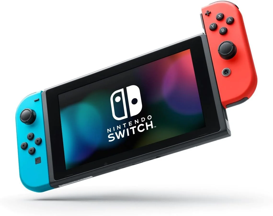 کنسول نینتندو سوییچ 32 گیگابایت نئون قرمز/نئون آبی + Super Mario Odyssey کنسول نینتندو سوییچ 32 گیگابایت نئون قرمز/نئون آبی + Super Mario Odyssey