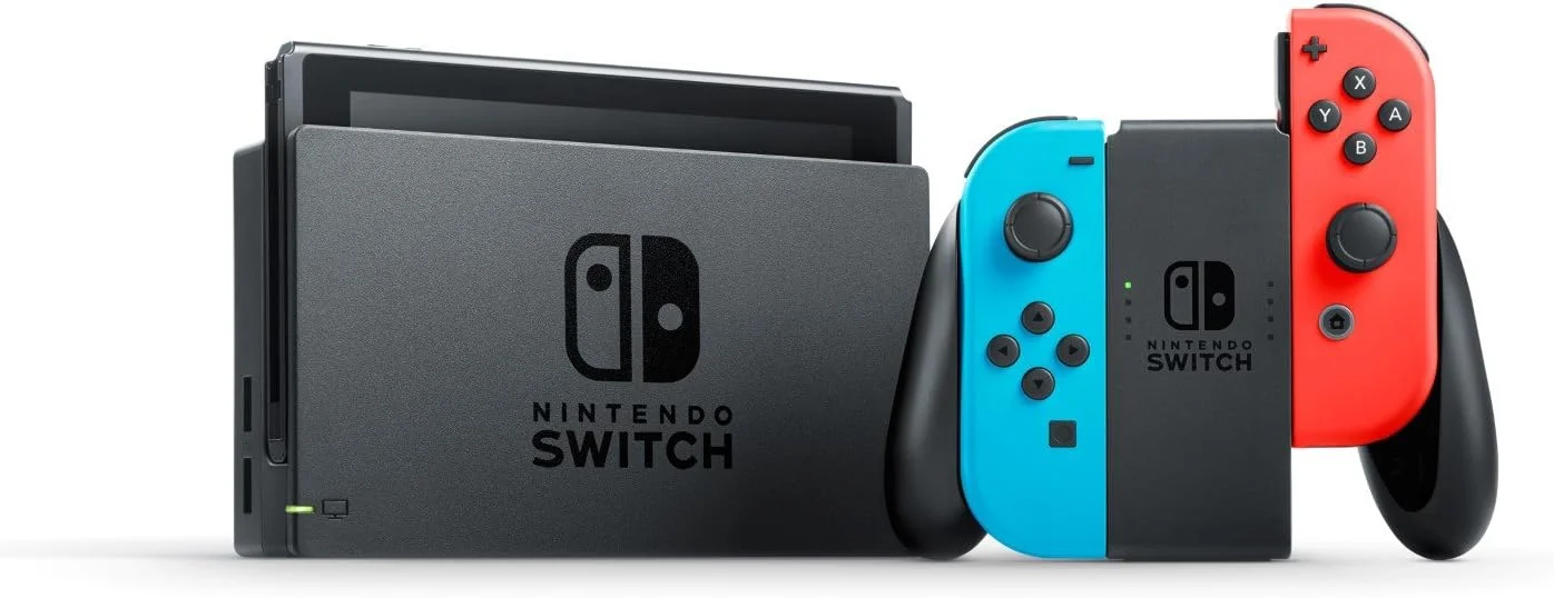 کنسول نینتندو سوییچ 32 گیگابایت نئون قرمز/نئون آبی + Super Mario Odyssey کنسول نینتندو سوییچ 32 گیگابایت نئون قرمز/نئون آبی + Super Mario Odyssey