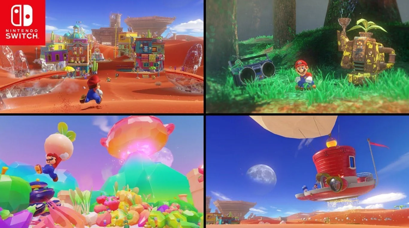 کنسول نینتندو سوییچ 32 گیگابایت نئون قرمز/نئون آبی + Super Mario Odyssey کنسول نینتندو سوییچ 32 گیگابایت نئون قرمز/نئون آبی + Super Mario Odyssey
