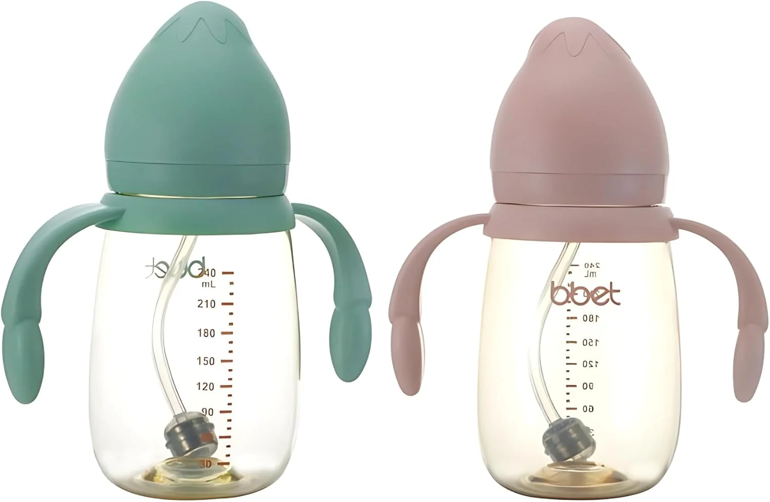 شیشه شیر نوزاد دهانه پهن Twisoo PPSU، 240 میلی لیتر - شیشه شیر نوزاد بدون BPA، شیشه شیر خشک برای نوزادان، بادوام، سبک وزن، طراحی ضد نشت، ایمن برای نوزادان و کودکان نوپا (سبز) شیشه شیر نوزاد دهانه پهن Twisoo PPSU، 240 میلی لیتر - شیشه شیر نوزاد بدون BPA، شیشه شیر خشک برای نوزادان، بادوام، سبک وزن، طراحی ضد نشت، ایمن برای نوزادان و کودکان نوپا (سبز)