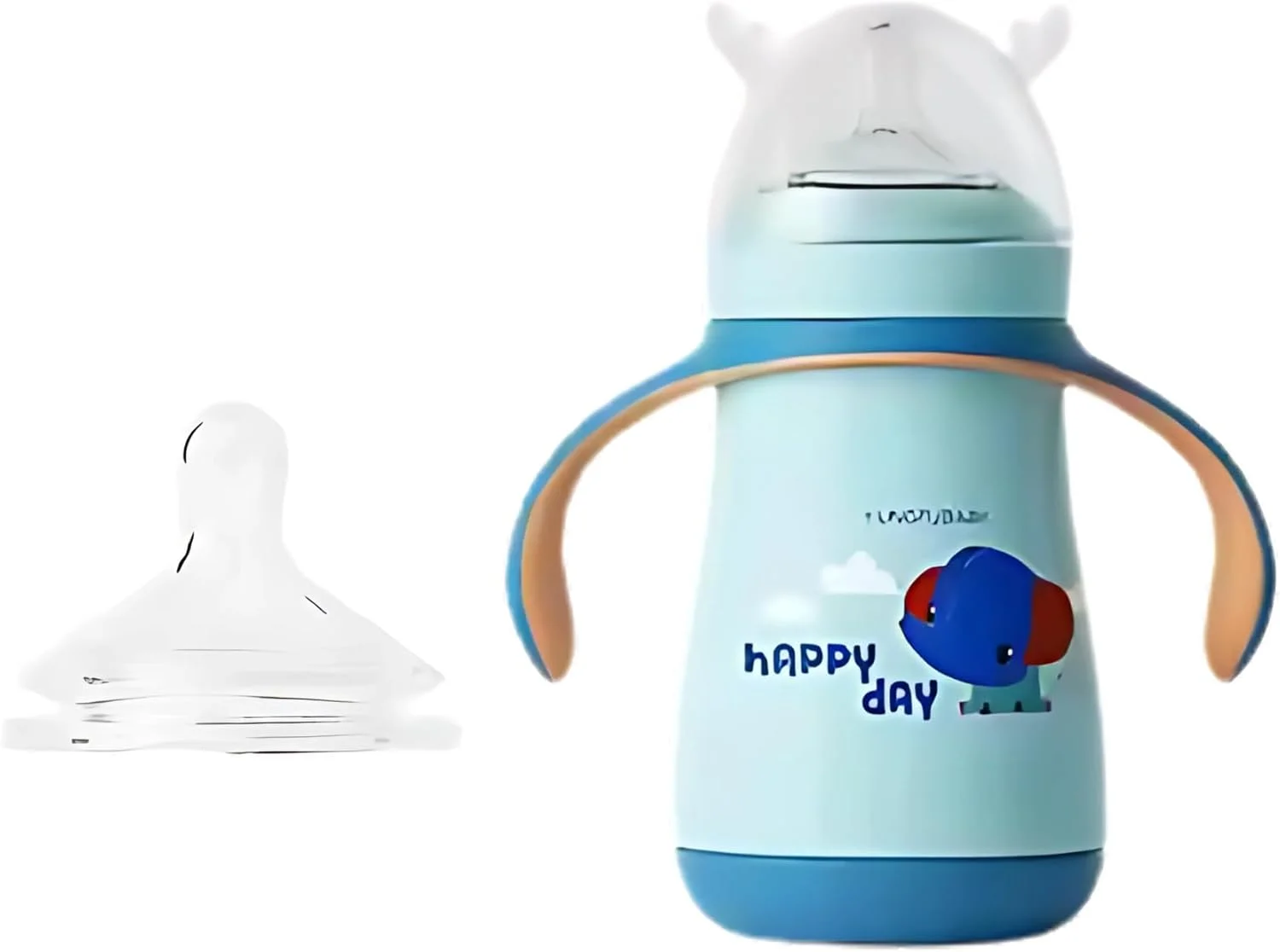 شیشه شیر کودک توییسو 3 در 1، بدون BPA، استیل ضد زنگ 316، 260 میلی لیتر - شیشه عایق نوشیدنی ها را به مدت 6-8 ساعت گرم نگه می دارد، ایده آل برای نوزادان و کودکان نوپا (آبی) شیشه شیر کودک توییسو 3 در 1، بدون BPA، استیل ضد زنگ 316، 260 میلی لیتر - شیشه عایق نوشیدنی ها را به مدت 6-8 ساعت گرم نگه می دارد، ایده آل برای نوزادان و کودکان نوپا (آبی)