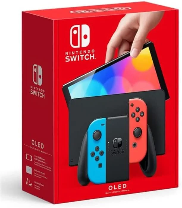 کنسول نینتندو سوییچ - مدل OLED نئون آبی/قرمز – نسخه امارات