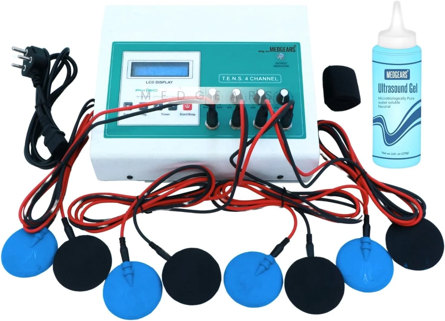 دستگاه فیزیوتراپی تنس 4 کانال LCD مدل Physiogears دستگاه فیزیوتراپی تنس 4 کانال LCD مدل Physiogears