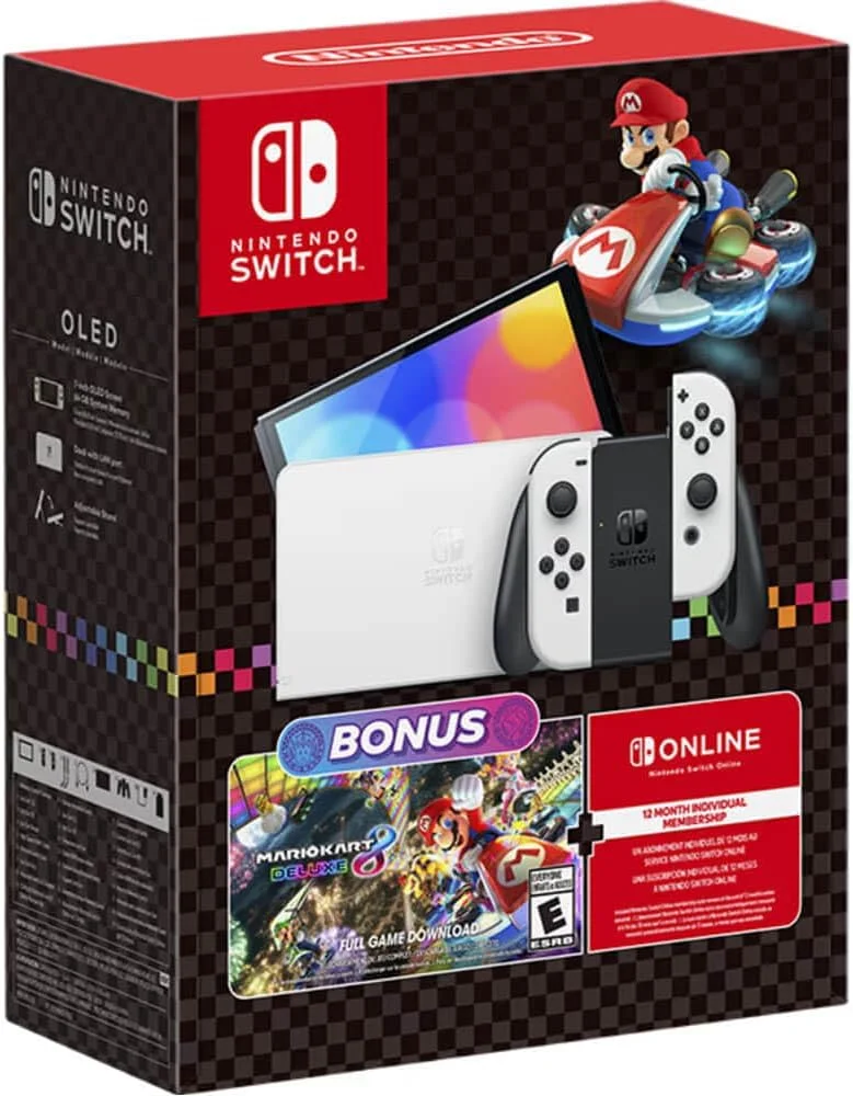 باندل نینتندو سوییچ™ – مدل OLED با بازی Mario Kart™ 8 Deluxe