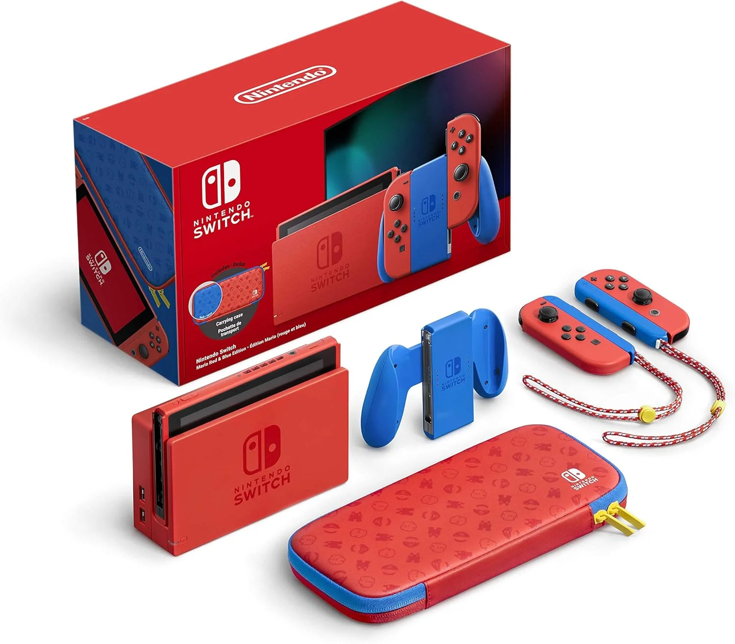 کنسول نینتندو سوییچ نسخه ماریو قرمز و آبی (Nintendo Switch)