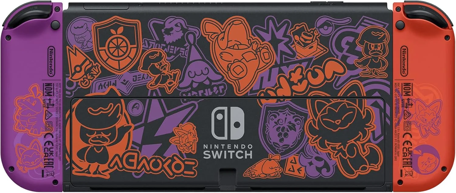 کنسول نینتندو سوییچ مدل OLED نسخه Pokémon Scarlet & Violet (ورژن امارات) کنسول نینتندو سوییچ مدل OLED نسخه Pokémon Scarlet & Violet (ورژن امارات)