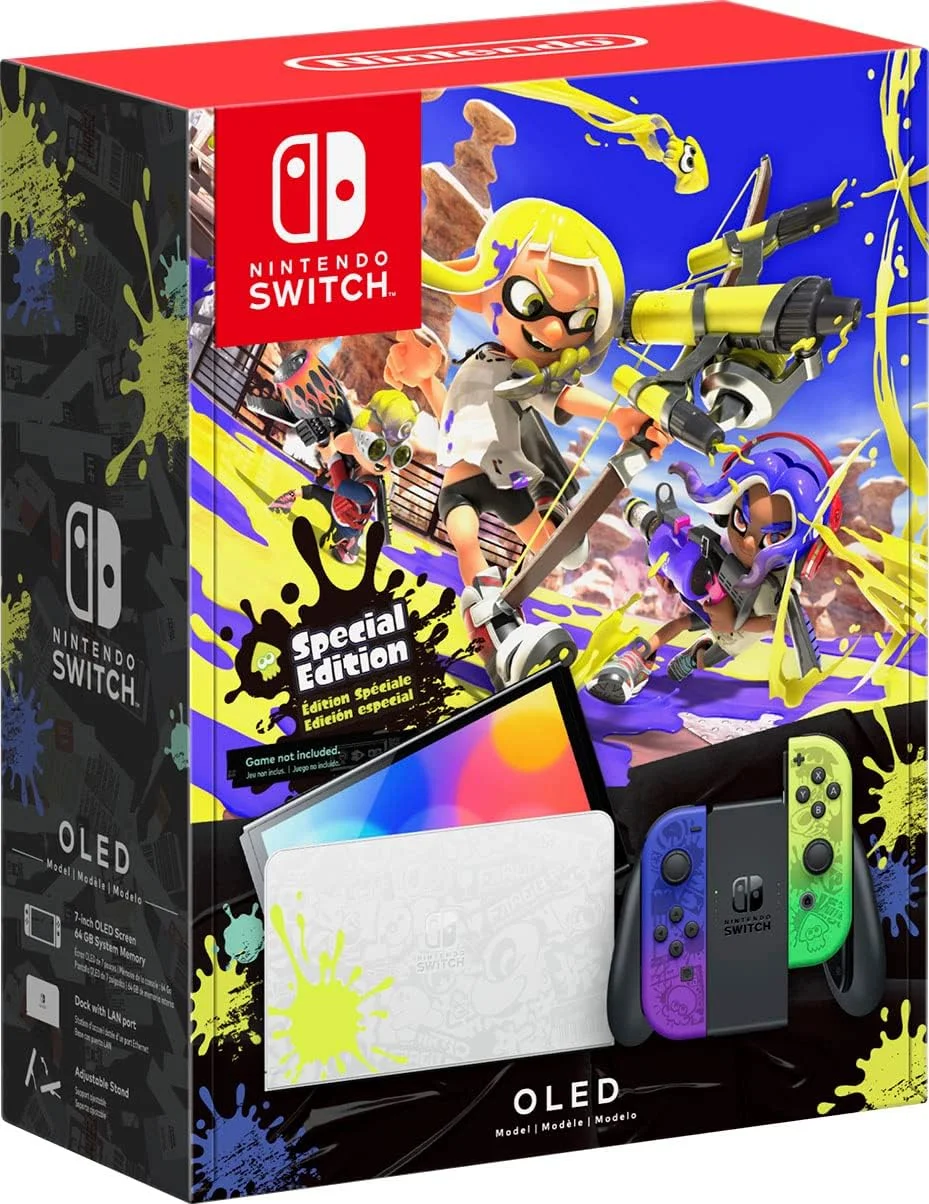 کنسول نینتندو سوییچ مدل OLED نسخه ویژه Splatoon 3 نسخه بین المللی
