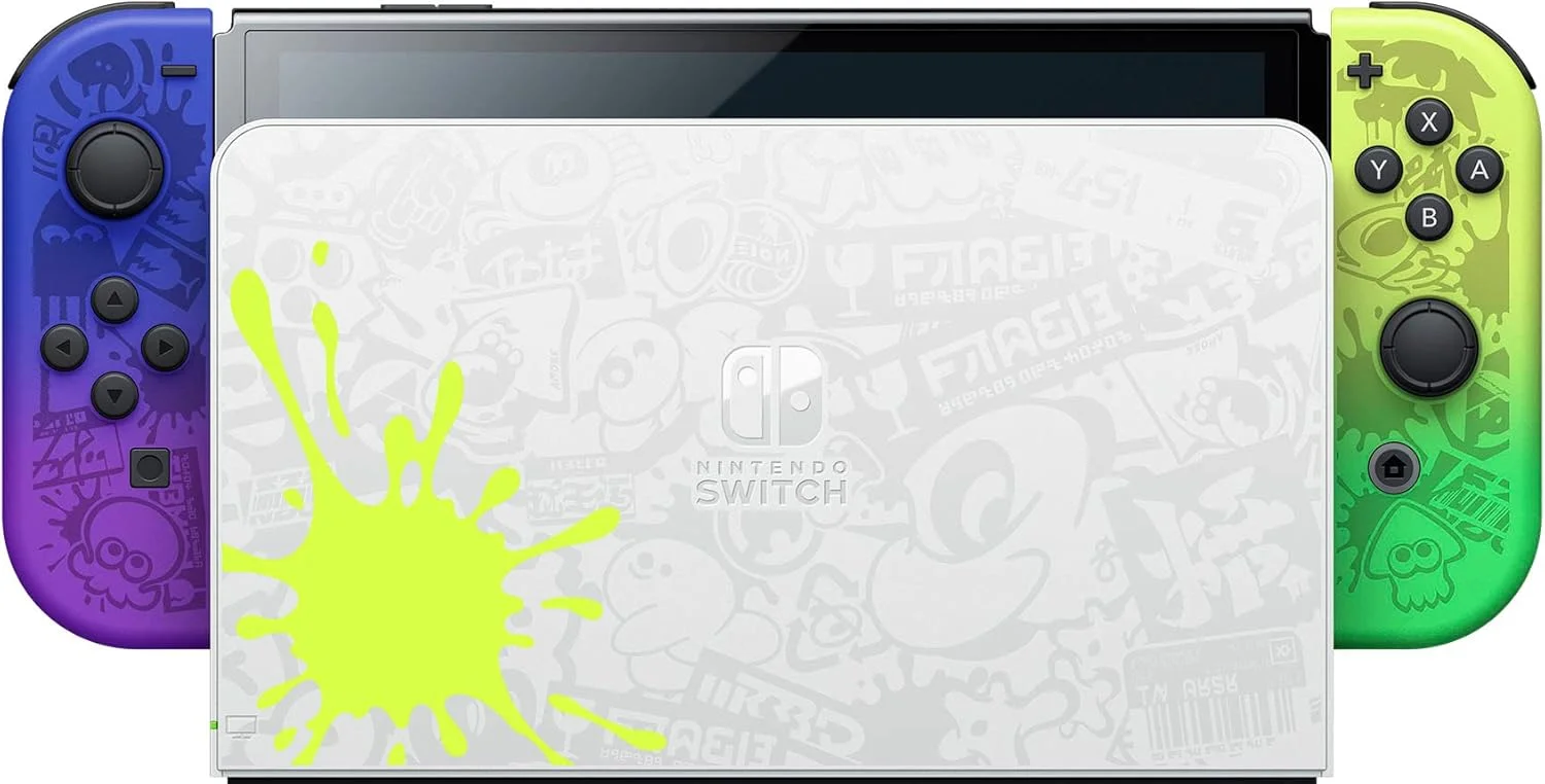 کنسول نینتندو سوییچ مدل OLED نسخه ویژه Splatoon 3 نسخه بین المللی کنسول نینتندو سوییچ مدل OLED نسخه ویژه Splatoon 3 نسخه بین المللی