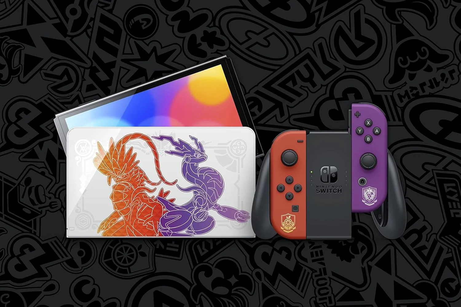 کنسول نینتندو سوییچ مدل OLED نسخه محدود Pokémon Scarlet and Violet کنسول نینتندو سوییچ مدل OLED نسخه محدود Pokémon Scarlet and Violet