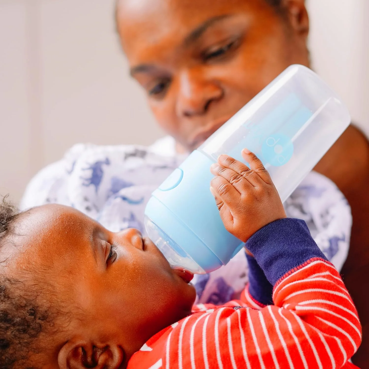 شیشه شیر ضد نفخ و مخلوط کننده شیر خشک آبی 260 میلی لیتری PopYum، بسته 3 عددی با سرشیشه سایز 2 جریان متوسط، فاقد BPA و با قفل طبیعی شیشه شیر ضد نفخ و مخلوط کننده شیر خشک آبی 260 میلی لیتری PopYum، بسته 3 عددی با سرشیشه سایز 2 جریان متوسط، فاقد BPA و با قفل طبیعی