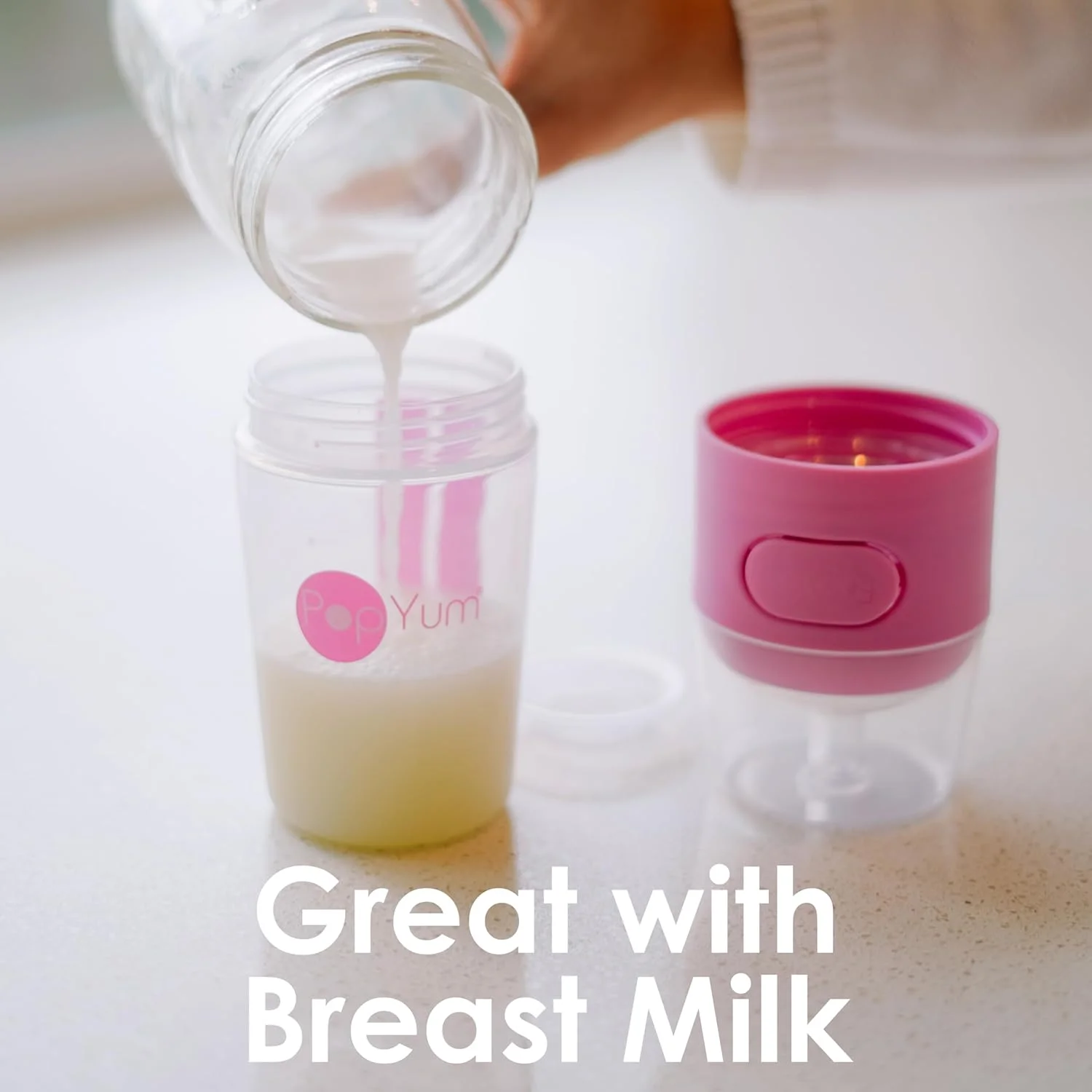 شیشه شیر ضد نفخ و مخلوط کننده شیر خشک آبی 260 میلی لیتری PopYum، بسته 3 عددی با سرشیشه سایز 2 جریان متوسط، فاقد BPA و با قفل طبیعی شیشه شیر ضد نفخ و مخلوط کننده شیر خشک آبی 260 میلی لیتری PopYum، بسته 3 عددی با سرشیشه سایز 2 جریان متوسط، فاقد BPA و با قفل طبیعی