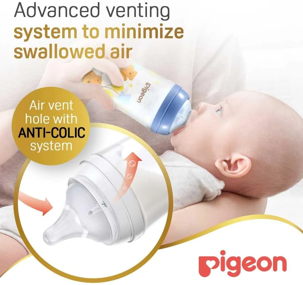 شیشه شیر پیرن Softouch با گردن پهن Peristaltic PLUS طرح دار، سایز سرشیشه متوسط، فاقد BPA، 3+ ماه، 240 میلی لیتر شیشه شیر پیرن Softouch با گردن پهن Peristaltic PLUS طرح دار، سایز سرشیشه متوسط، فاقد BPA، 3+ ماه، 240 میلی لیتر
