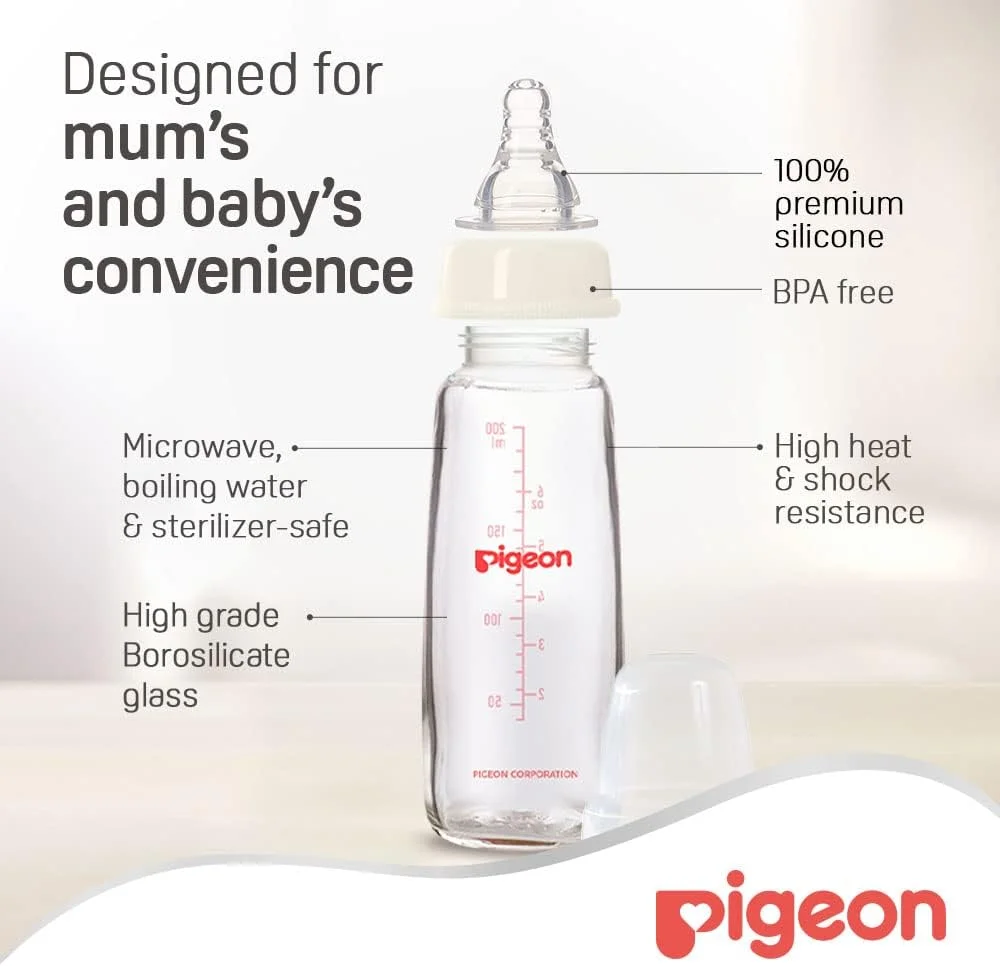 شیشه شیر پیرجن مدل K-6، شیشه ای، فاقد BPA، حرکت دودی، طراحی ساده، 200 میلی لیتر، مناسب برای 3+ ماه، سفید/شفاف، شیشه شیر کودک، ایمن و بادوام، ضد نفخ، با قابلیت گرفتن آسان شیشه شیر پیرجن مدل K-6، شیشه ای، فاقد BPA، حرکت دودی، طراحی ساده، 200 میلی لیتر، مناسب برای 3+ ماه، سفید/شفاف، شیشه شیر کودک، ایمن و بادوام، ضد نفخ، با قابلیت گرفتن آسان