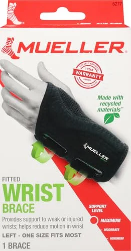 مچ بند طبی سبز رنگ Mueller Sports Medicine مناسب دست چپ، 0.096 کیلوگرم