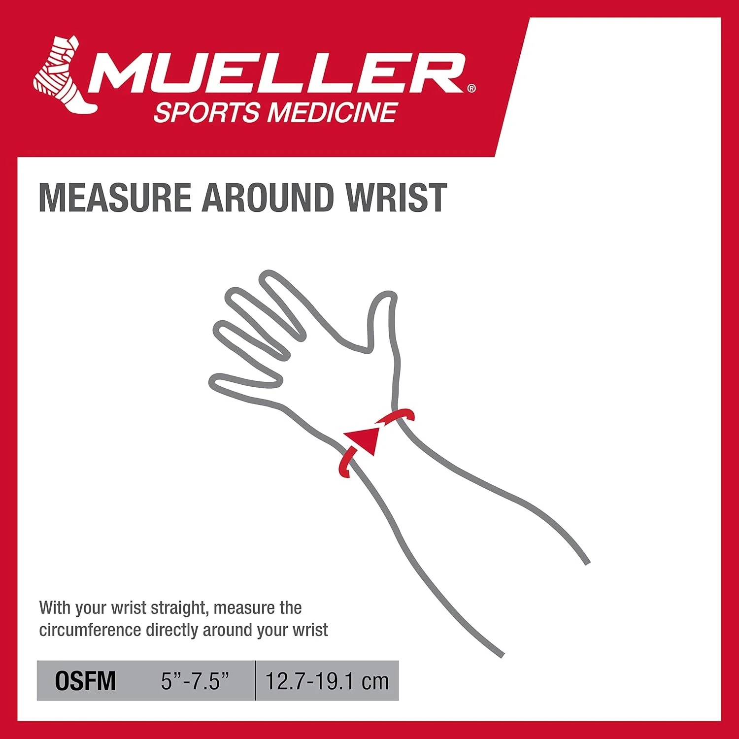 مچ بند آتل دار برگشت پذیر Mueller Sports Medicine، 0.25 پوند