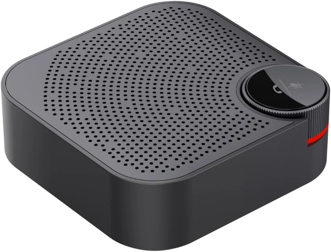 اسپیکر کنفرانس بی سیم Porodo با قابلیت دریافت صدای همه جهته، باتری 800 میلی آمپر ساعتی، اتصال آسان، پوشش میکروفون 3 متری، برد بلوتوث 10 متری - مشکی اسپیکر کنفرانس بی سیم Porodo با قابلیت دریافت صدای همه جهته، باتری 800 میلی آمپر ساعتی، اتصال آسان، پوشش میکروفون 3 متری، برد بلوتوث 10 متری - مشکی