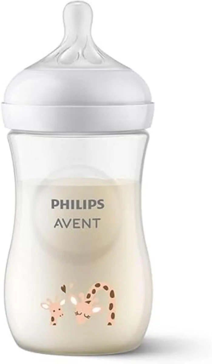 شیشه شیر نچرال 3.0 اونت فیلیپس طرح زرافه 260 میلی لیتر X1 شیشه شیر نچرال 3.0 اونت فیلیپس طرح زرافه 260 میلی لیتر X1