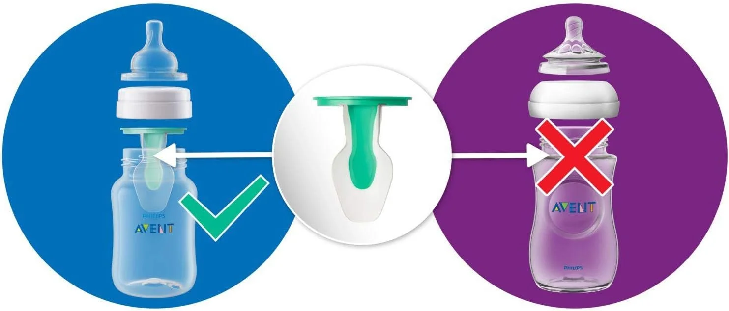 شیشه شیر ضد نفخ 260 میلی لیتری Philips Avent با دریچه AirFree برای کاهش قولنج، باد و رفلاکس – SCF403/15 شیشه شیر ضد نفخ 260 میلی لیتری Philips Avent با دریچه AirFree برای کاهش قولنج، باد و رفلاکس – SCF403/15