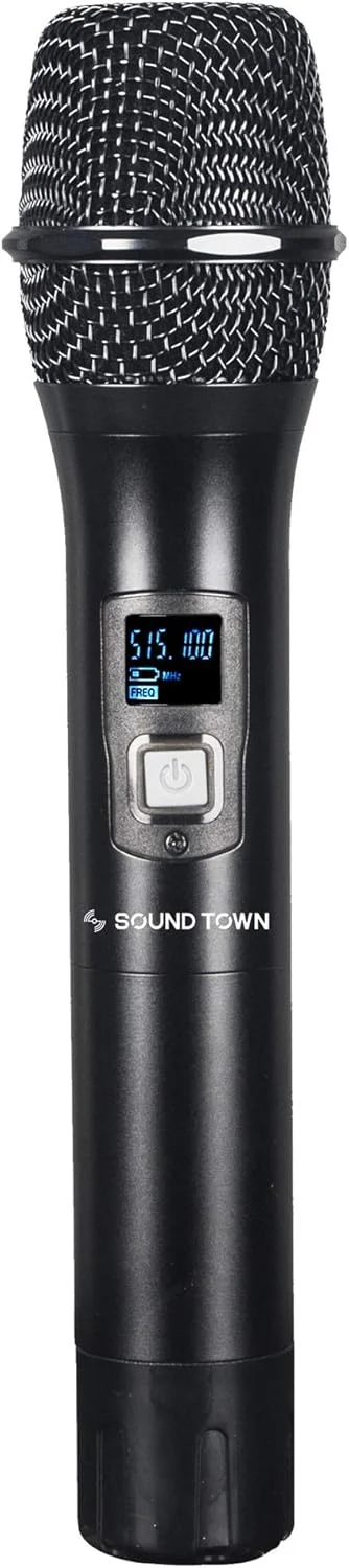 سیستم میکروفون بی سیم UHF 200 کاناله فلزی Sound Town با 2 میکروفون دستی و اسکن خودکار، برای کلیسا، مدرسه، عروسی در فضای باز، جلسه، مهمانی و کارائوکه (SWM26-U2HH) سیستم میکروفون بی سیم UHF 200 کاناله فلزی Sound Town با 2 میکروفون دستی و اسکن خودکار، برای کلیسا، مدرسه، عروسی در فضای باز، جلسه، مهمانی و کارائوکه (SWM26-U2HH)