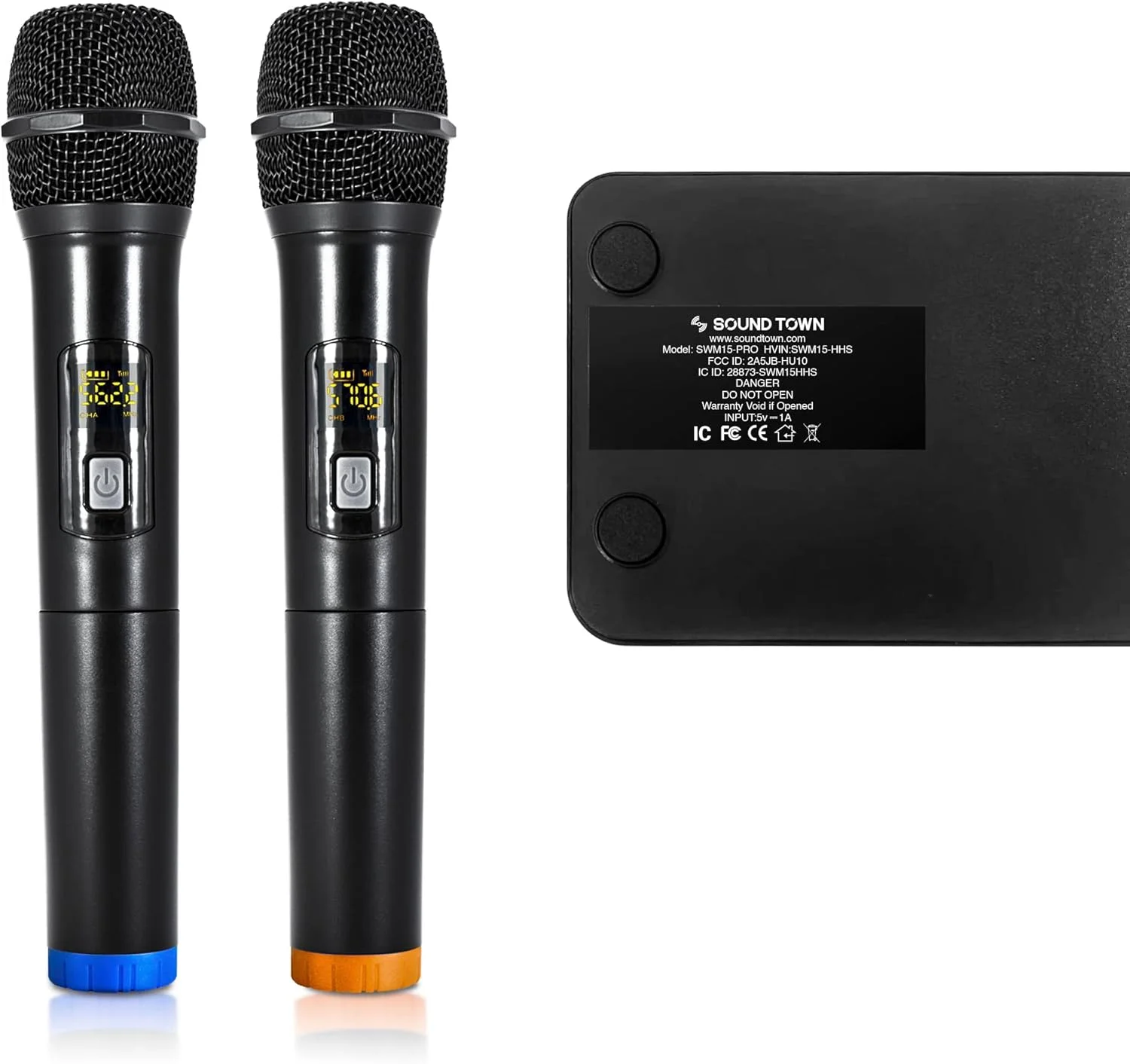 سیستم میکروفون کارائوکه بی سیم 16 کاناله و میکسر Sound Town با بلوتوث، HDMI ARC، AUX، پشتیبانی از تلویزیون هوشمند با خروجی HDMI (SWM15-PRO) سیستم میکروفون کارائوکه بی سیم 16 کاناله و میکسر Sound Town با بلوتوث، HDMI ARC، AUX، پشتیبانی از تلویزیون هوشمند با خروجی HDMI (SWM15-PRO)