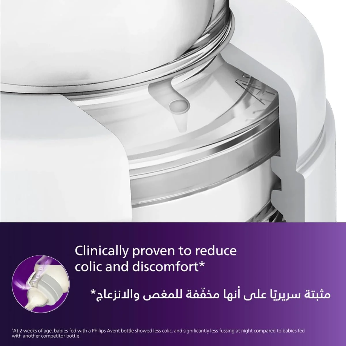 شیشه شیر ضد نفخ 125 میلی لیتری اونت فیلیپس (2 عددی) شیشه شیر ضد نفخ 125 میلی لیتری اونت فیلیپس (2 عددی)