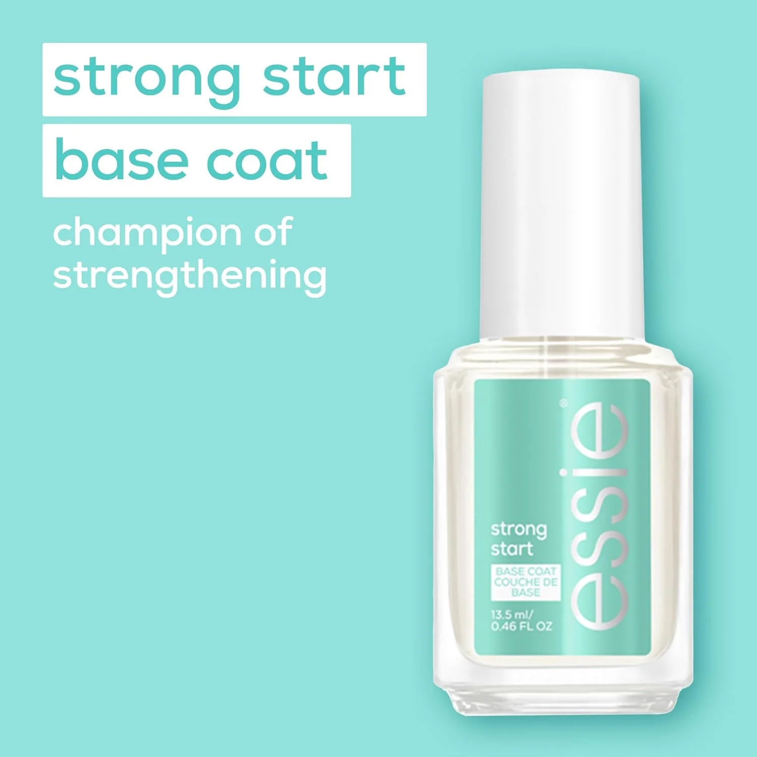 essie® Strong Start، لاک پایه تقویت کننده ناخن، 13.5 میلی لیتر essie® Strong Start، لاک پایه تقویت کننده ناخن، 13.5 میلی لیتر