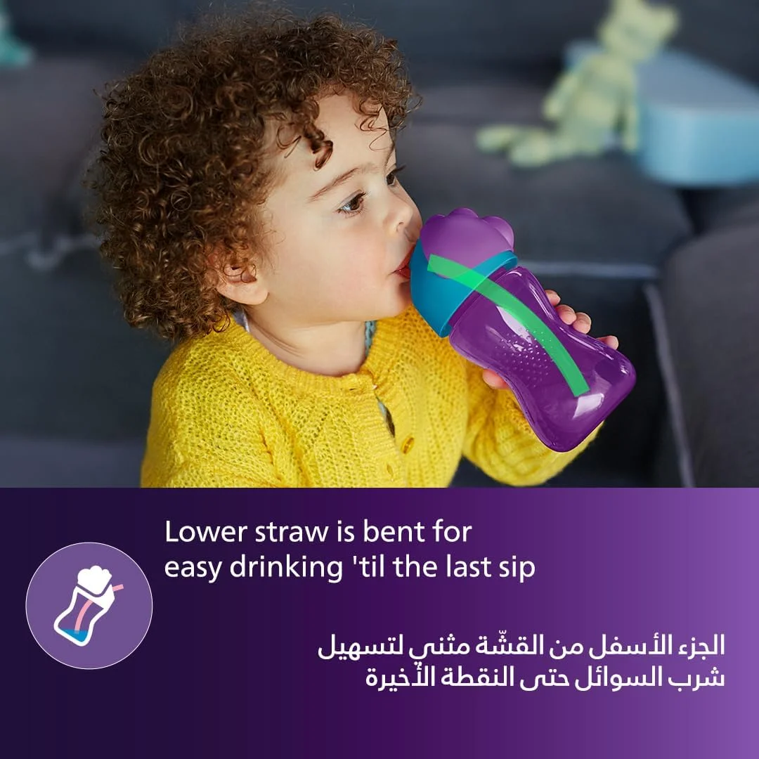 فنجان نی دار انعطاف پذیر Philips Avent مناسب 9 ماه به بالا پسرانه/دخترانه