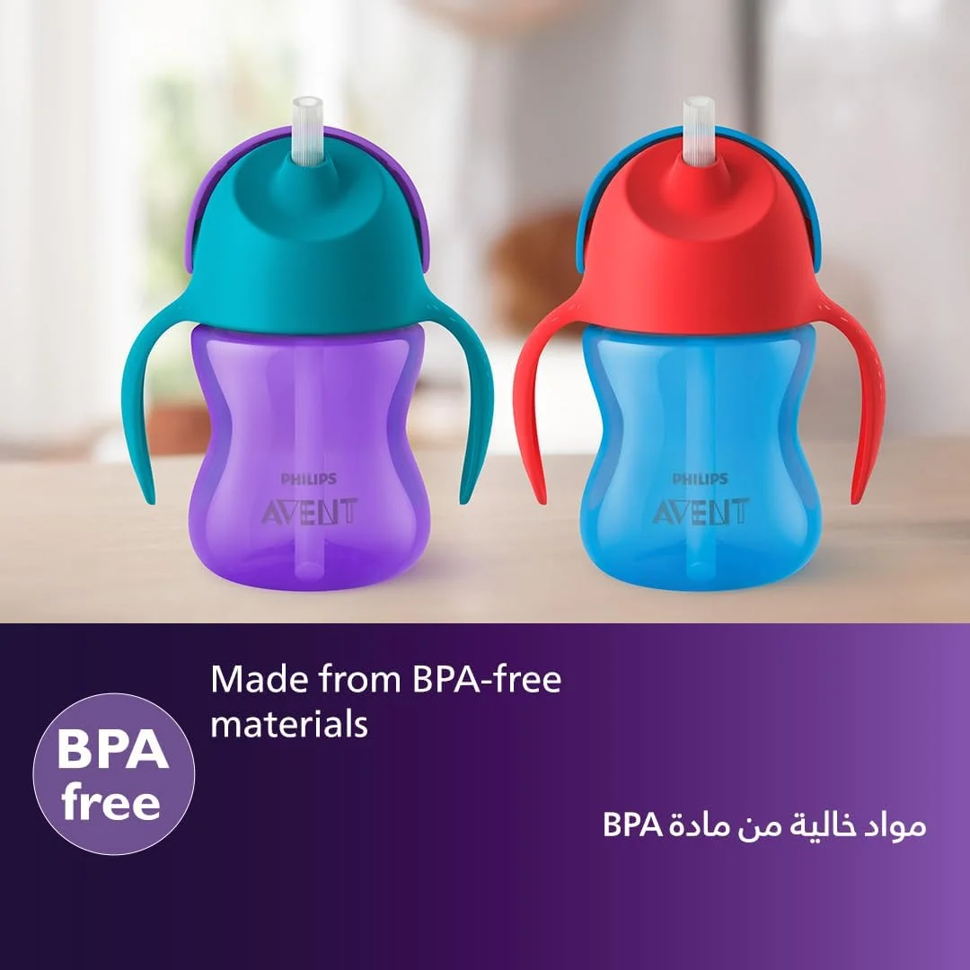 فنجان نی دار انعطاف پذیر Philips Avent مناسب 9 ماه به بالا پسرانه/دخترانه