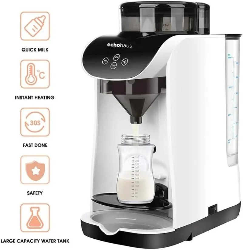 دستگاه شیرساز اتوماتیک فوری کودک، دستگاه تهیه شیر خشک کودک، مخلوط کردن خودکار یک شیشه شیر گرم به صورت فوری، تهیه آسان شیشه شیر با مخلوط کردن پودر، مناسب برای تمام سنین