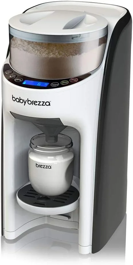 دستگاه فرمول ساز پیشرفته کودک Baby Brezza - مخلوط کردن خودکار یک شیشه شیر گرم به صورت فوری - تهیه آسان شیشه شیر با ترکیب خودکار پودر، سفید دستگاه فرمول ساز پیشرفته کودک Baby Brezza - مخلوط کردن خودکار یک شیشه شیر گرم به صورت فوری - تهیه آسان شیشه شیر با ترکیب خودکار پودر، سفید