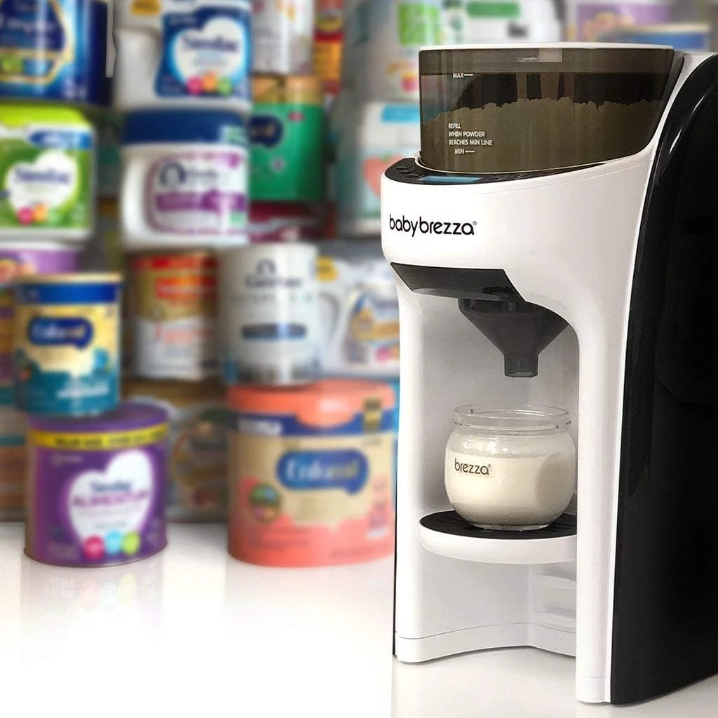 دستگاه فرمول ساز پیشرفته کودک Baby Brezza - مخلوط کردن خودکار یک شیشه شیر گرم به صورت فوری - تهیه آسان شیشه شیر با ترکیب خودکار پودر، سفید دستگاه فرمول ساز پیشرفته کودک Baby Brezza - مخلوط کردن خودکار یک شیشه شیر گرم به صورت فوری - تهیه آسان شیشه شیر با ترکیب خودکار پودر، سفید