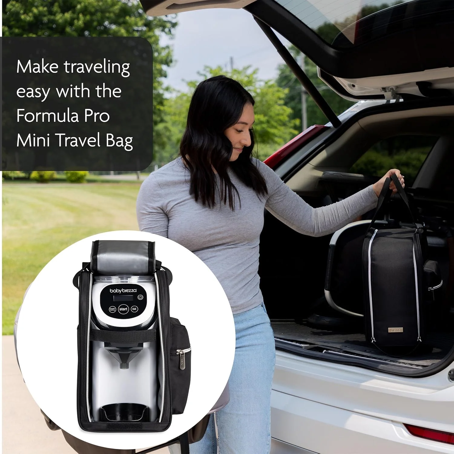 دستگاه مخلوط کن شیر خشک کودک Baby Brezza Formula Pro Mini، مناسب فضاهای کوچک و قابل حمل برای مسافرت - دستگاه های ساخت شیشه شیر، شیشه شیر عالی را برای نوزاد شما در حال حرکت می سازند، سفید دستگاه مخلوط کن شیر خشک کودک Baby Brezza Formula Pro Mini، مناسب فضاهای کوچک و قابل حمل برای مسافرت - دستگاه های ساخت شیشه شیر، شیشه شیر عالی را برای نوزاد شما در حال حرکت می سازند، سفید