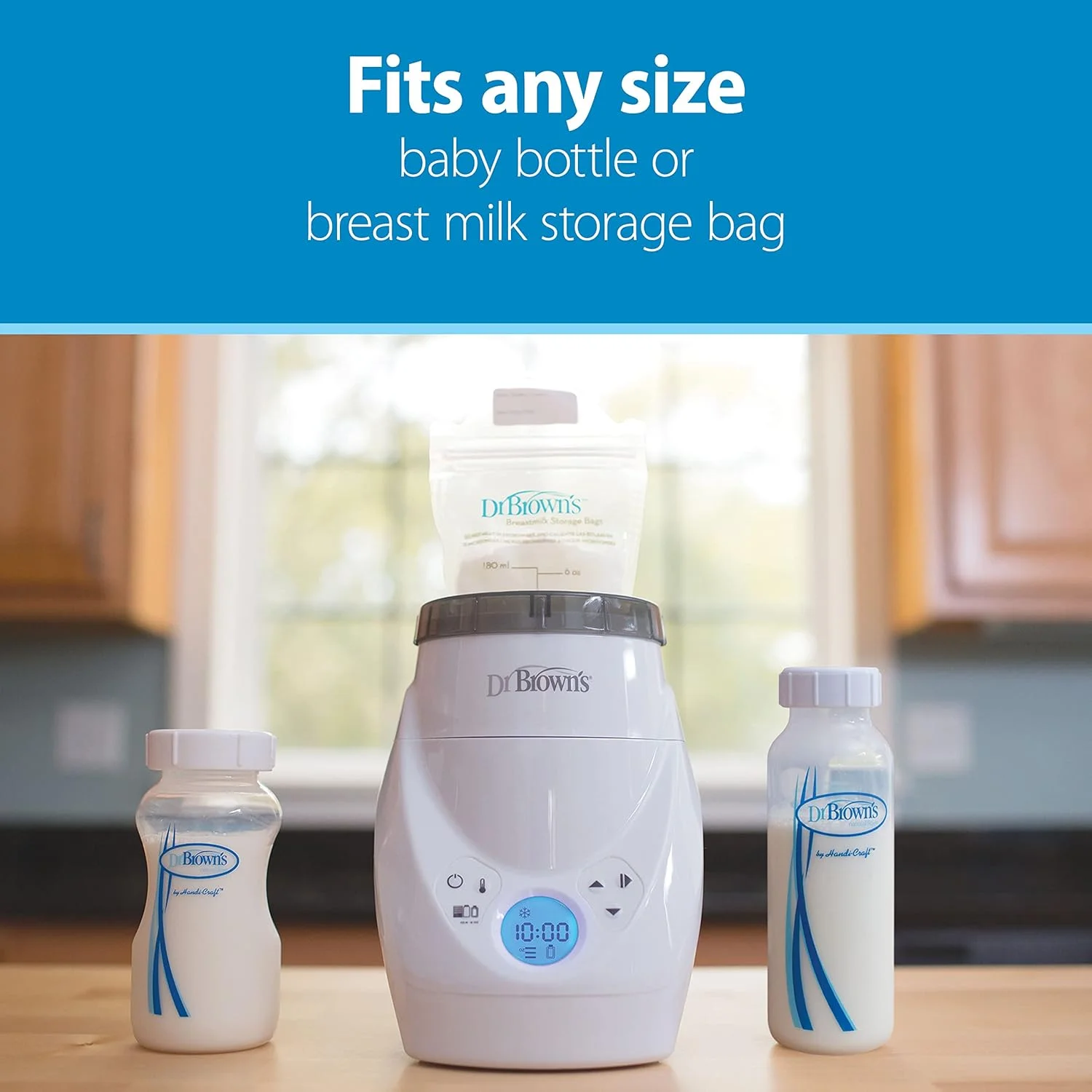 گرم کن شیر مادر و شیشه شیر دکتر براون مدل Natural Flow Milk Spa با گرمایش یکنواخت و ثابت گرم کن شیر مادر و شیشه شیر دکتر براون مدل Natural Flow Milk Spa با گرمایش یکنواخت و ثابت