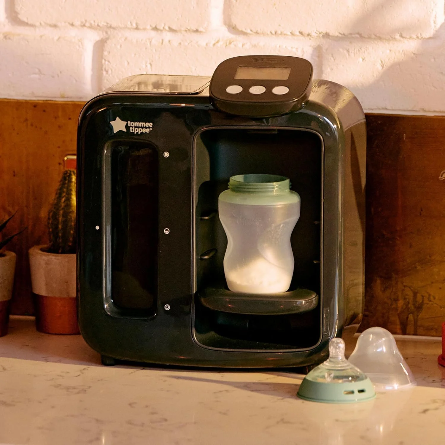 دستگاه تهیه شیر خشک Tommee Tippee مدل Optimal Prep Day and Night، دستگاه سریع و فوری سازنده شیشه شیر کودک با فیلتر ضد باکتری، نمایشگر دیجیتال و ویژگی های مناسب خواب، مشکی دستگاه تهیه شیر خشک Tommee Tippee مدل Optimal Prep Day and Night، دستگاه سریع و فوری سازنده شیشه شیر کودک با فیلتر ضد باکتری، نمایشگر دیجیتال و ویژگی های مناسب خواب، مشکی