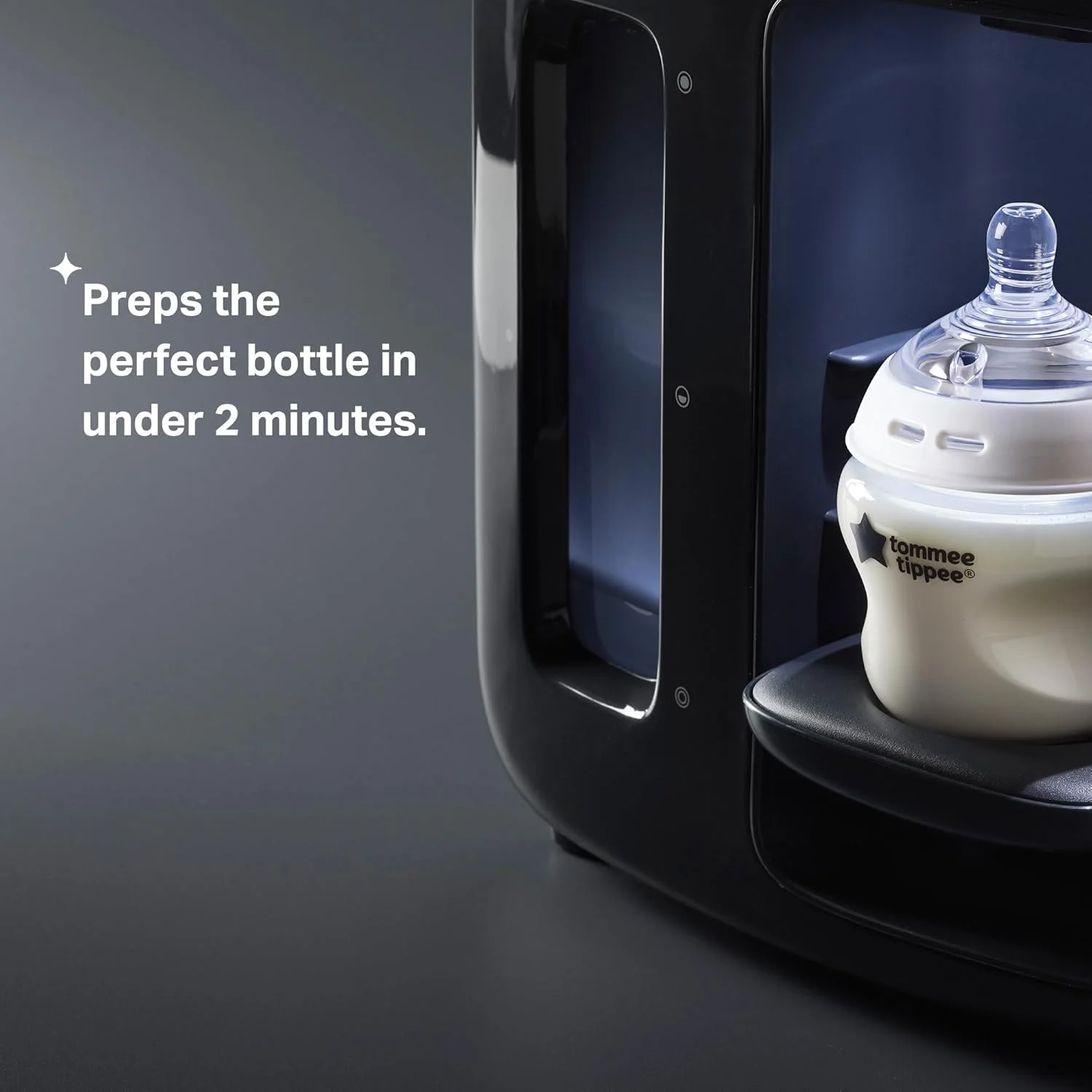 دستگاه تهیه شیر خشک Tommee Tippee مدل Optimal Prep Day and Night، دستگاه سریع و فوری سازنده شیشه شیر کودک با فیلتر ضد باکتری، نمایشگر دیجیتال و ویژگی های مناسب خواب، مشکی دستگاه تهیه شیر خشک Tommee Tippee مدل Optimal Prep Day and Night، دستگاه سریع و فوری سازنده شیشه شیر کودک با فیلتر ضد باکتری، نمایشگر دیجیتال و ویژگی های مناسب خواب، مشکی