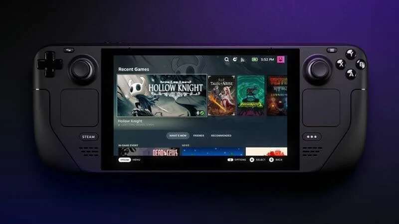 کنسول بازی دستی Valve Steam Deck با ظرفیت 1 ترابایت، صفحه نمایش LCD با رزولوشن 1280x800 به همراه کیف حمل و مجموعه لوازم جانبی 4 در 1