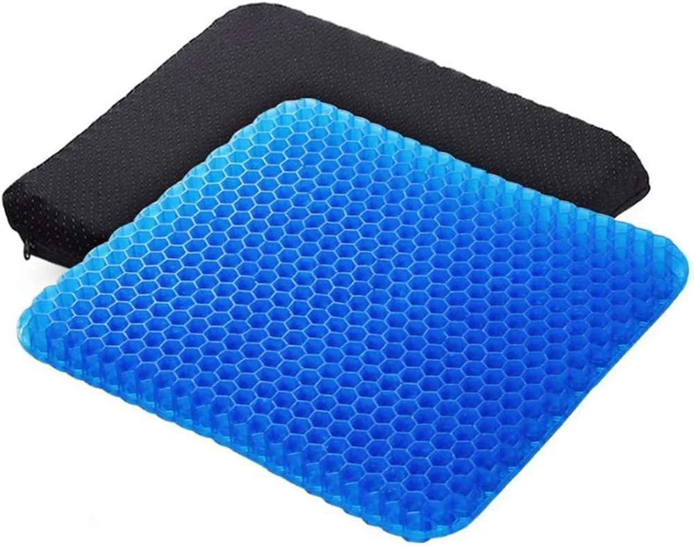 کوسن ژله ای صندلی KASTWAVE، ضخیم دو برابر، کوسن تخم مرغی صندلی با روکش ضد لغزش - کوسن دنبالچه برای درد پشت و سیاتیک، صندلی اداری، کوسن صندلی ماشین، طراحی لانه زنبوری تنفسی، بادوام، قابل حمل کوسن ژله ای صندلی KASTWAVE، ضخیم دو برابر، کوسن تخم مرغی صندلی با روکش ضد لغزش - کوسن دنبالچه برای درد پشت و سیاتیک، صندلی اداری، کوسن صندلی ماشین، طراحی لانه زنبوری تنفسی، بادوام، قابل حمل