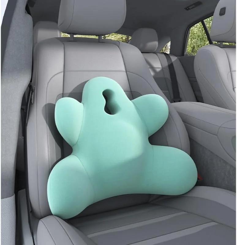 بالشتک طبی پشتی KASTWAVE برای صندلی اداری، افزایش راحتی کمر، بهبود درد کمر و وضعیت نشستن، بالشتک پشتی مموری فوم برای نشستن طولانی مدت (سبز)