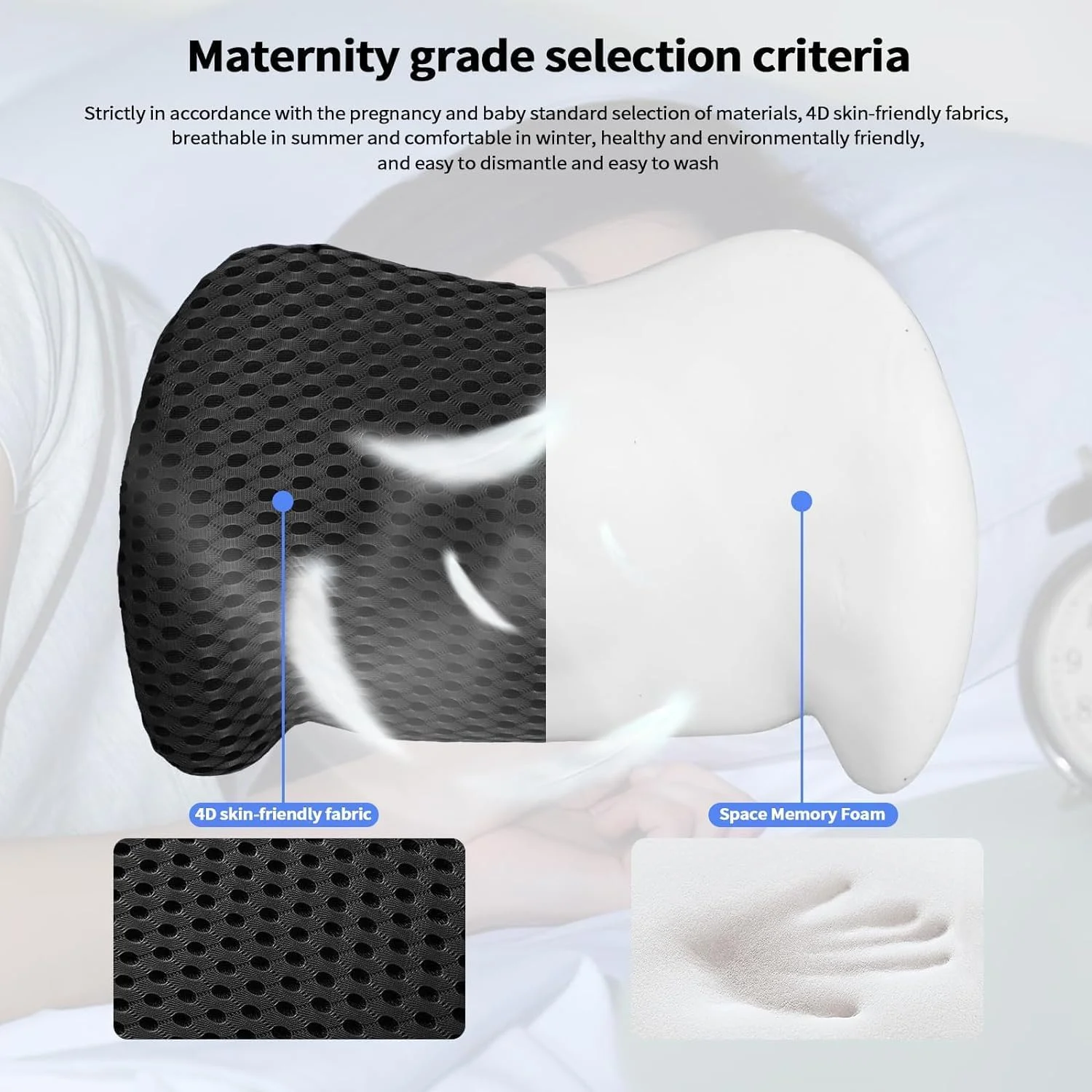 بالشتک طبی پشتی KASTWAVE با بندهای قابل تنظیم برای تسکین درد کمر. بالشتک طبی مموری فوم برای ماشین، تخت، صندلی اداری، صندلی گیمینگ، صندلی تکیه گاه دار، بهبود وضعیت بدنی - مشکی بالشتک طبی پشتی KASTWAVE با بندهای قابل تنظیم برای تسکین درد کمر. بالشتک طبی مموری فوم برای ماشین، تخت، صندلی اداری، صندلی گیمینگ، صندلی تکیه گاه دار، بهبود وضعیت بدنی - مشکی