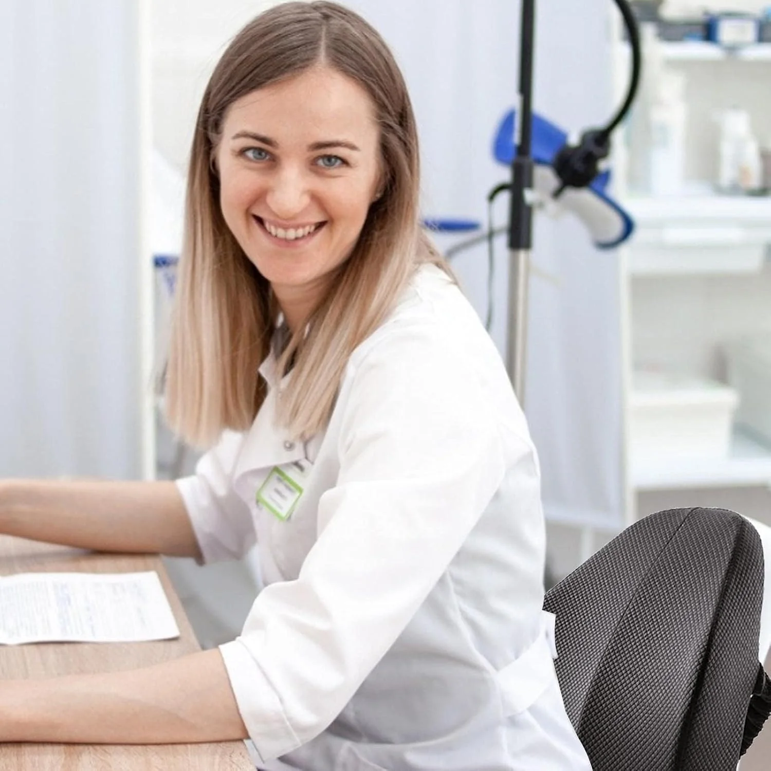 بالش پشتی صندلی اداری KASTWAVE، بالش پشتی مموری فوم با بندهای اضافی، بالش استراحت کمر ارگونومیک خنک کننده برای ماشین، مبل، صندلی تکیه گاه دار، صندلی گیمینگ، مشکی بالش پشتی صندلی اداری KASTWAVE، بالش پشتی مموری فوم با بندهای اضافی، بالش استراحت کمر ارگونومیک خنک کننده برای ماشین، مبل، صندلی تکیه گاه دار، صندلی گیمینگ، مشکی