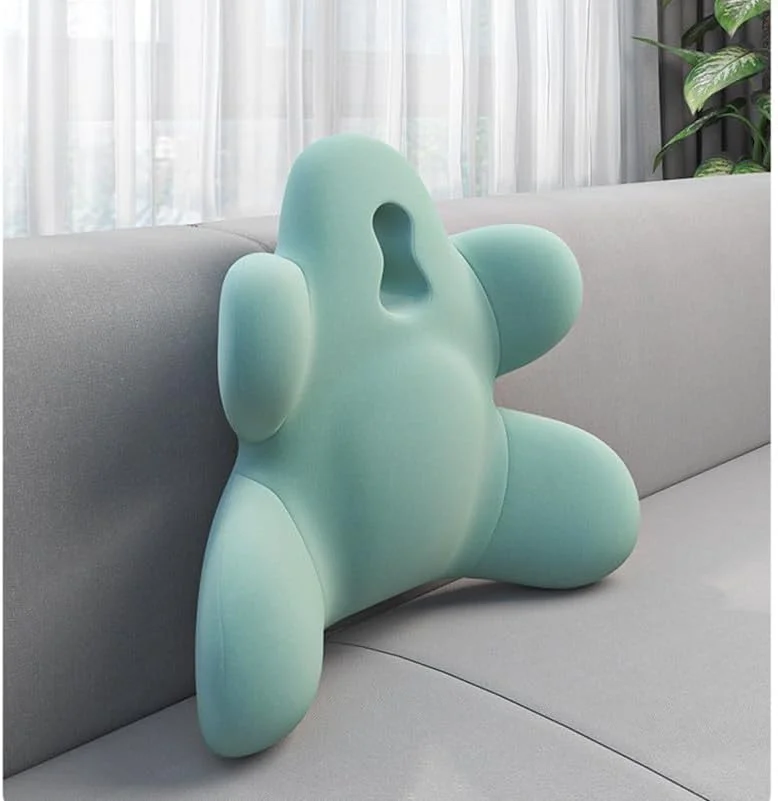 بالشتک طبی پشتی KASTWAVE برای صندلی اداری، افزایش راحتی کمر، بهبود درد کمر و وضعیت نشستن، بالشتک پشتی مموری فوم برای نشستن طولانی مدت (سبز)