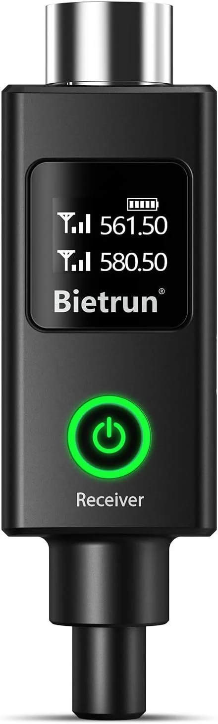 گیرنده/آداپتور جایگزین Bietrun مدل WXM19-2 و WXM21-3، دارای باتری 1200mAh با 7 ساعت زمان استفاده