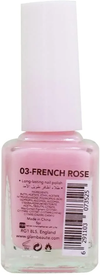 لاک ناخن گلمبوته شماره 03 - رز فرانسوی