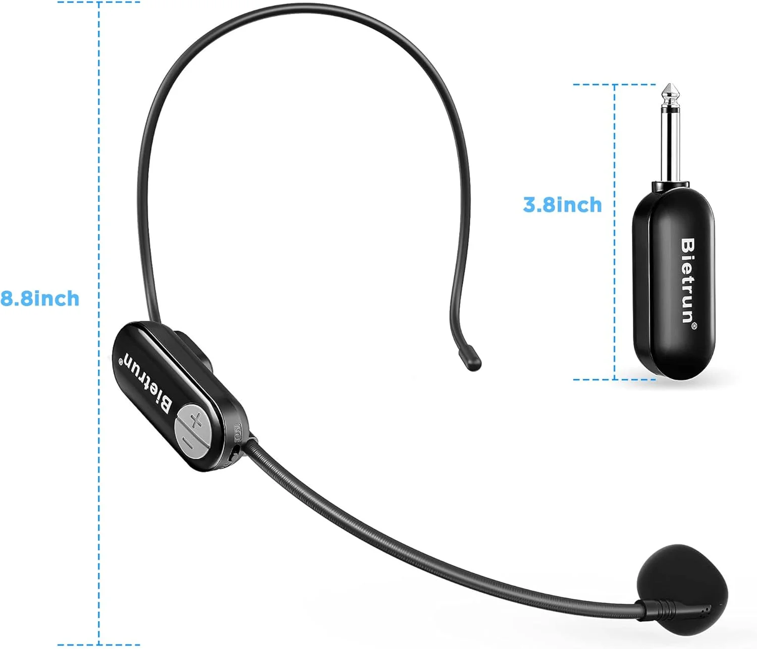 میکروفون بی سیم دستی بیترون مدل WXM05 سفید و مشکی میکروفون بی سیم دستی بیترون مدل WXM05 سفید و مشکی