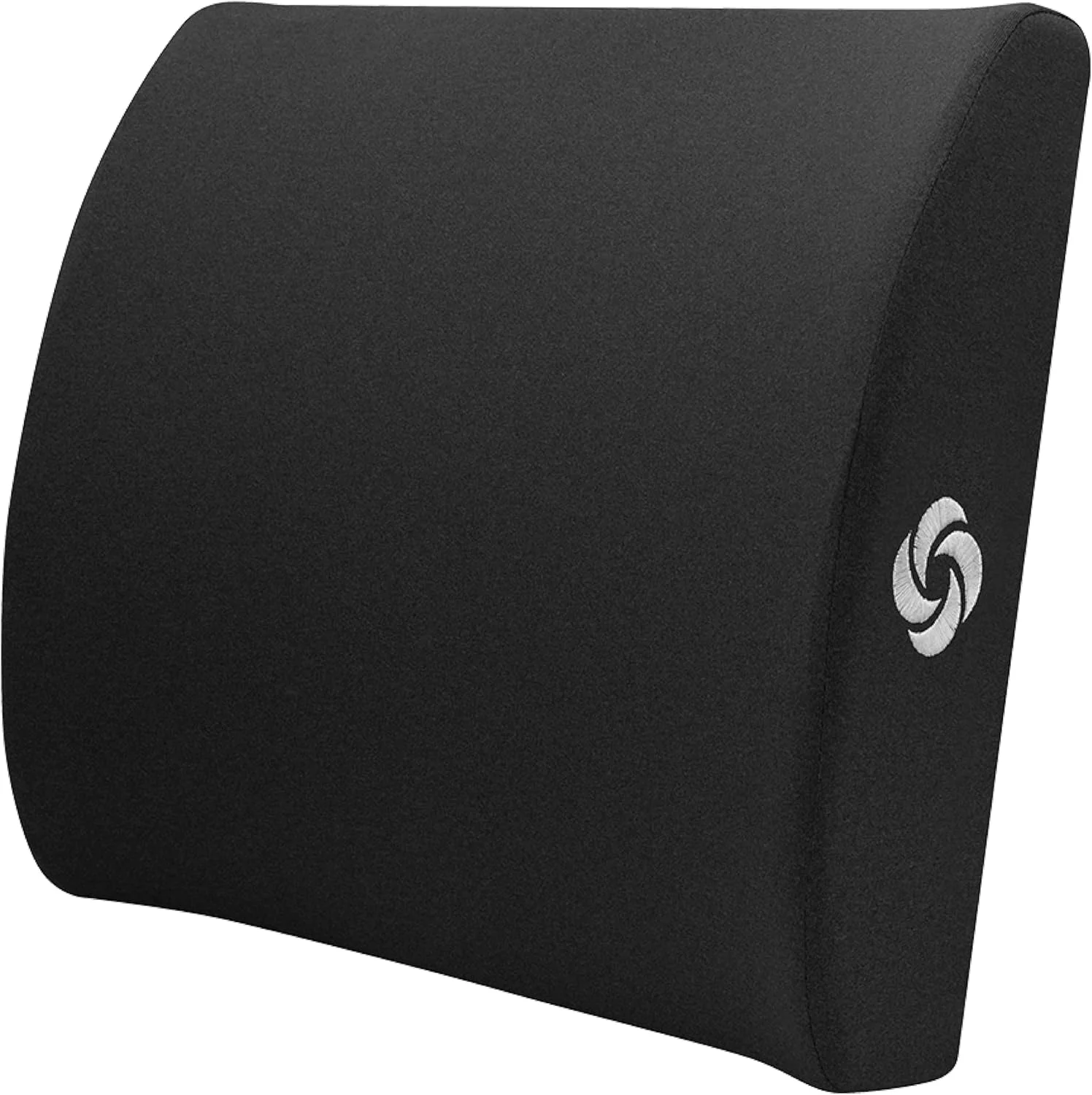 بالش طبی ارگونومیک کمری سامسونیت برای صندلی اداری و صندلی خودرو - بالش پشتی کمری فوم حافظه دار، پشتیبانی صندلی کوسن ممتاز برای تسکین درد کمر و استفاده چند منظوره (مشکی)