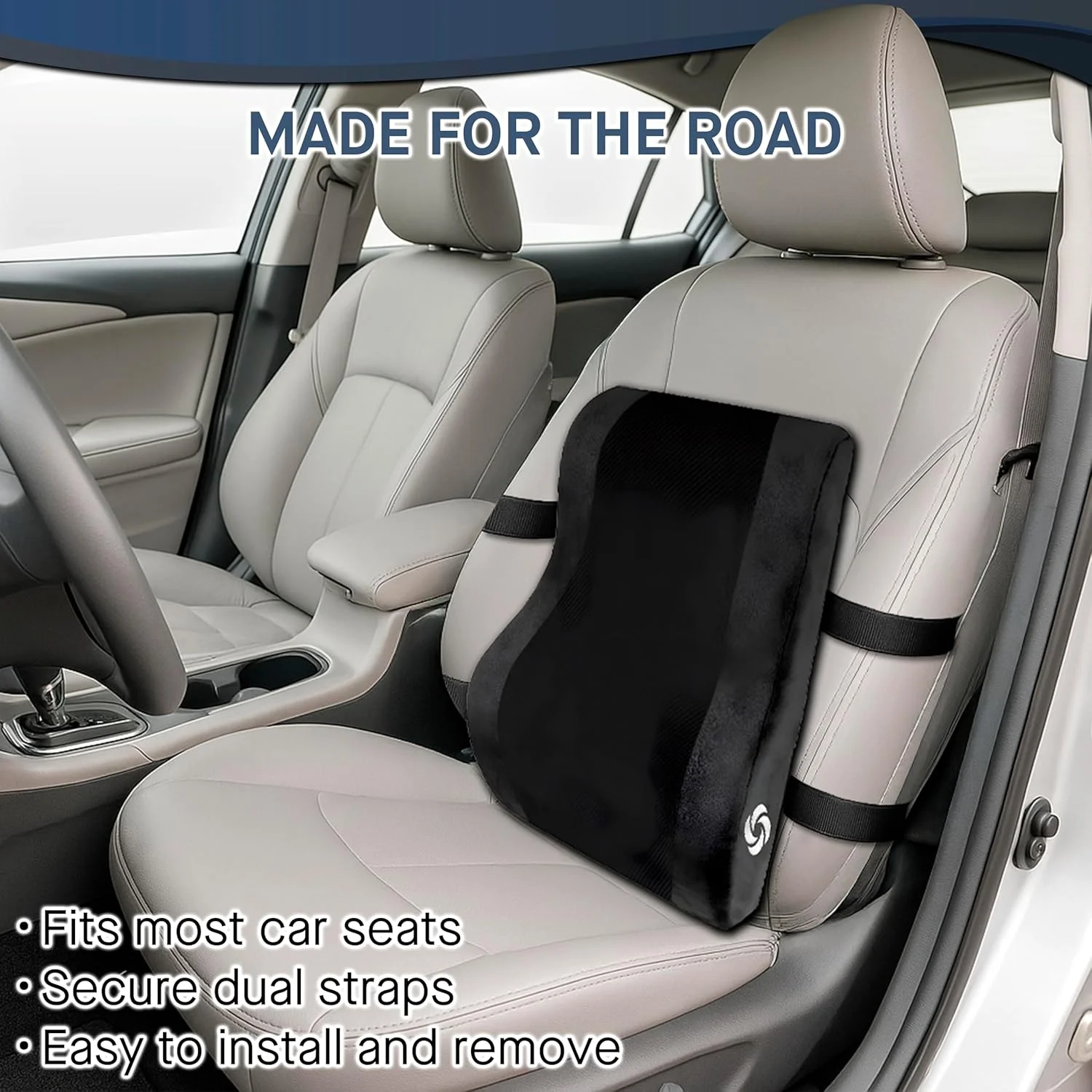 بالشتک طبی کمری ارگونومیک سامسونیت برای صندلی اداری و خودرو - بالشتک کمری مموری فوم، پشتیبانی عالی از صندلی برای تسکین درد کمر و استفاده چند منظوره، مشکی بالشتک طبی کمری ارگونومیک سامسونیت برای صندلی اداری و خودرو - بالشتک کمری مموری فوم، پشتیبانی عالی از صندلی برای تسکین درد کمر و استفاده چند منظوره، مشکی