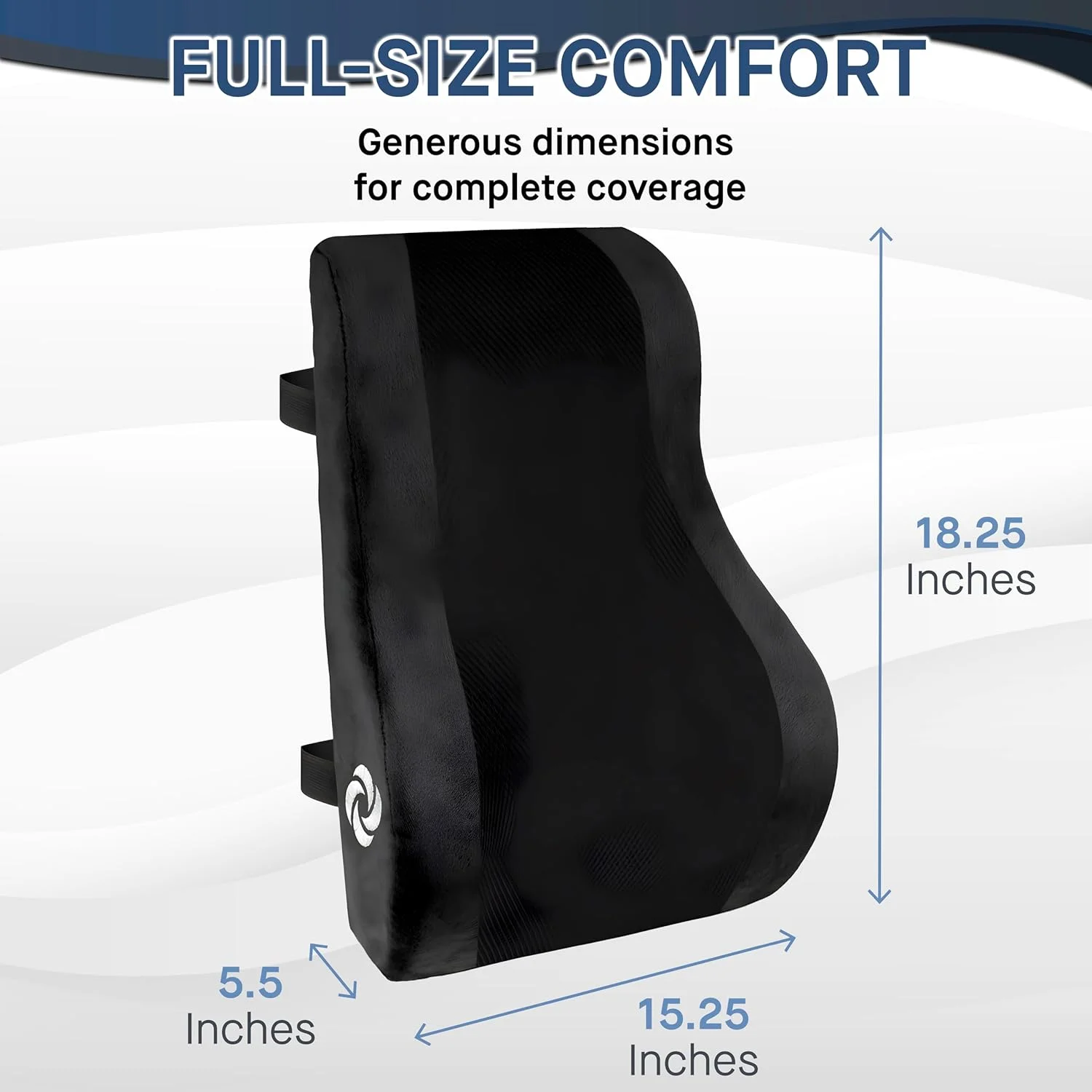 بالشتک طبی کمری ارگونومیک سامسونیت برای صندلی اداری و خودرو - بالشتک کمری مموری فوم، پشتیبانی عالی از صندلی برای تسکین درد کمر و استفاده چند منظوره، مشکی بالشتک طبی کمری ارگونومیک سامسونیت برای صندلی اداری و خودرو - بالشتک کمری مموری فوم، پشتیبانی عالی از صندلی برای تسکین درد کمر و استفاده چند منظوره، مشکی