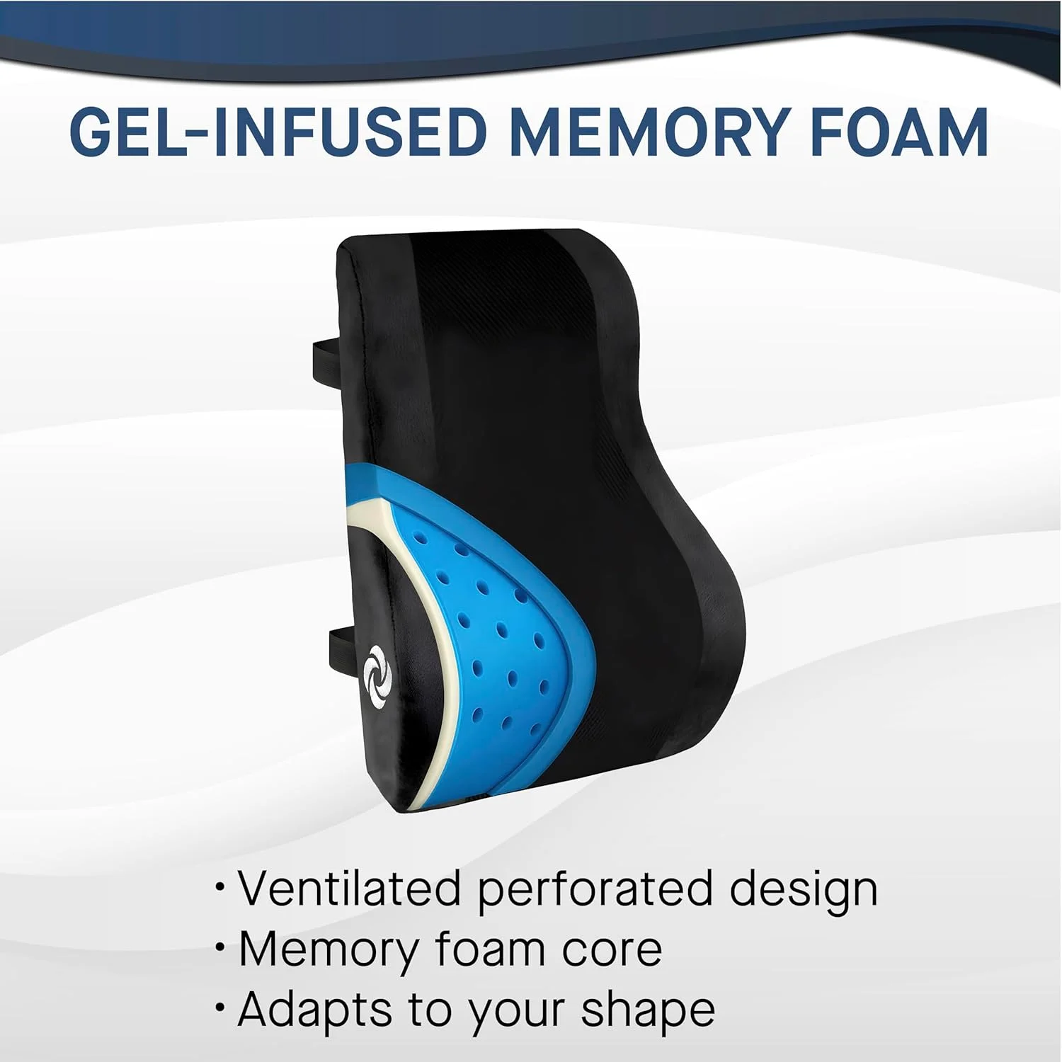 بالشتک طبی کمری ارگونومیک سامسونیت برای صندلی اداری و خودرو - بالشتک کمری مموری فوم، پشتیبانی عالی از صندلی برای تسکین درد کمر و استفاده چند منظوره، مشکی بالشتک طبی کمری ارگونومیک سامسونیت برای صندلی اداری و خودرو - بالشتک کمری مموری فوم، پشتیبانی عالی از صندلی برای تسکین درد کمر و استفاده چند منظوره، مشکی